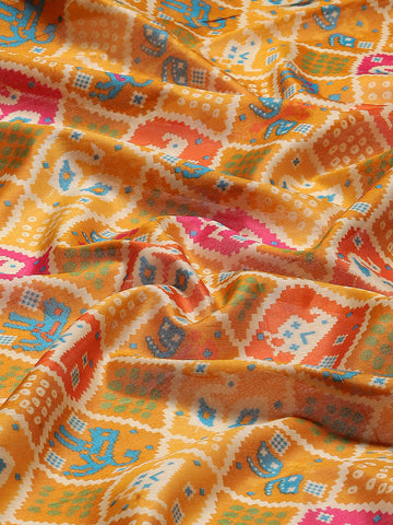 Patola Printed Tussar Woven Saree