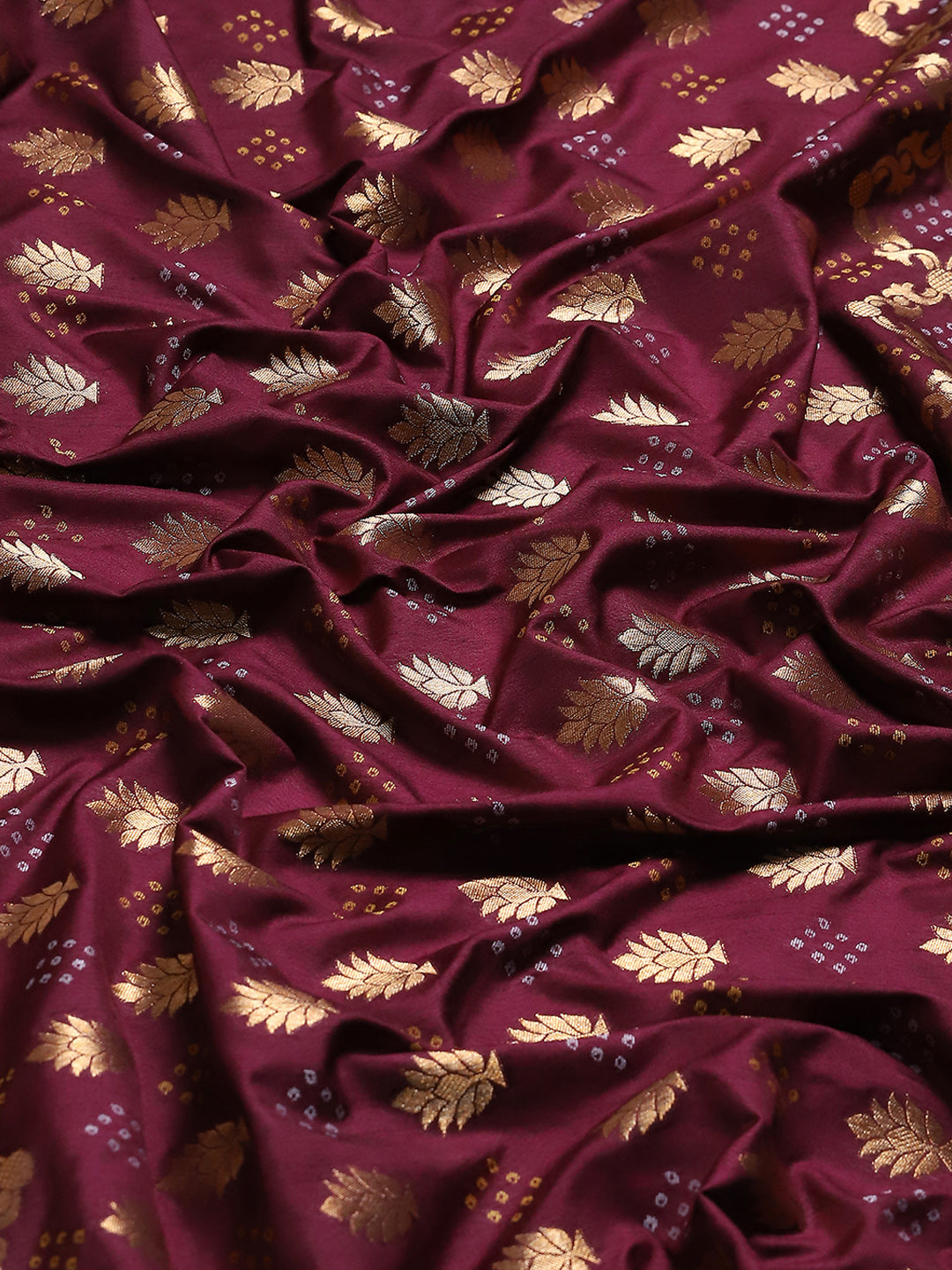Zari Jaal Art Silk Woven Saree