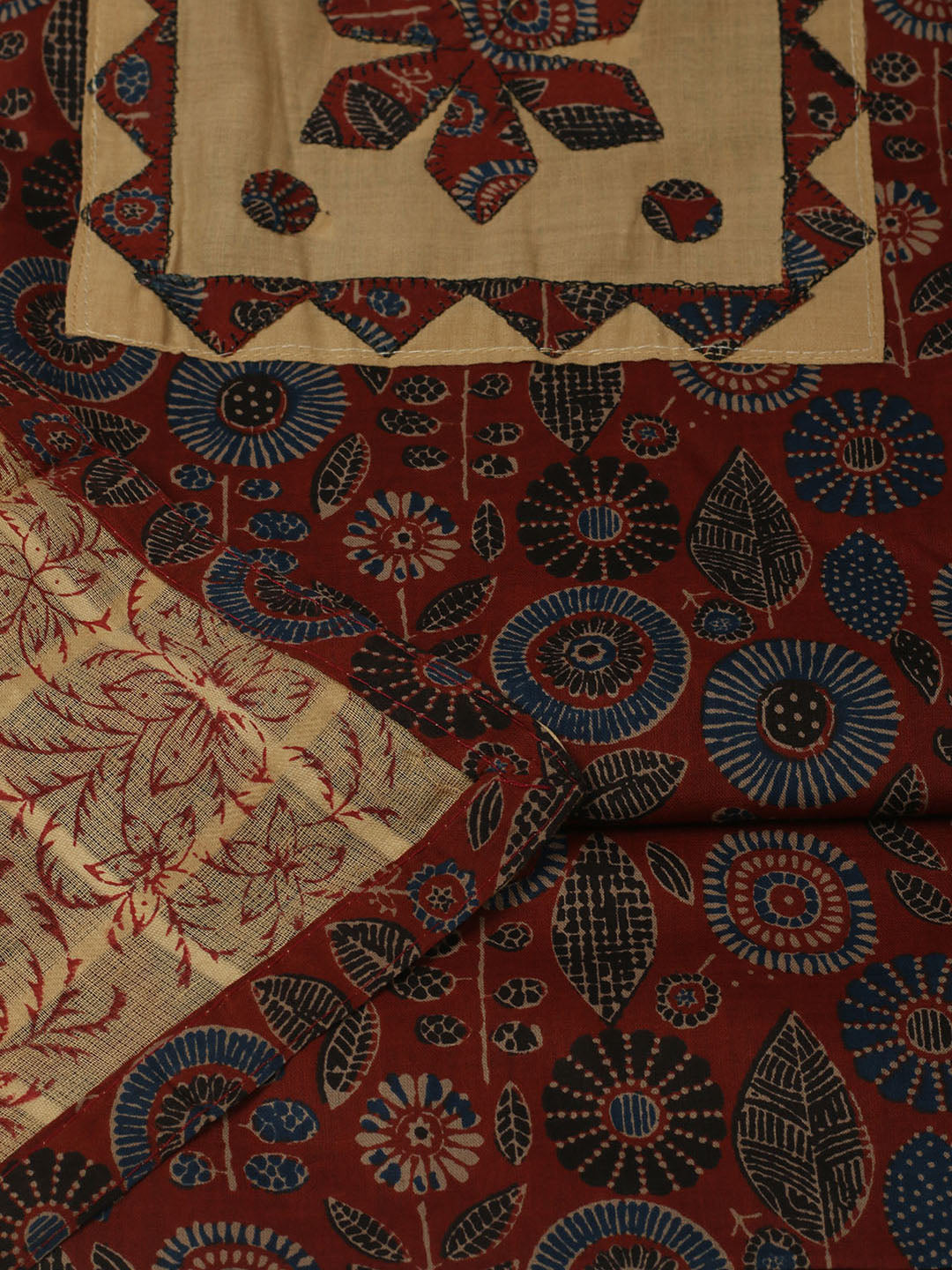 Printed Cotton Unstitched Suits Printed Suit With Pant &amp; Dupatta