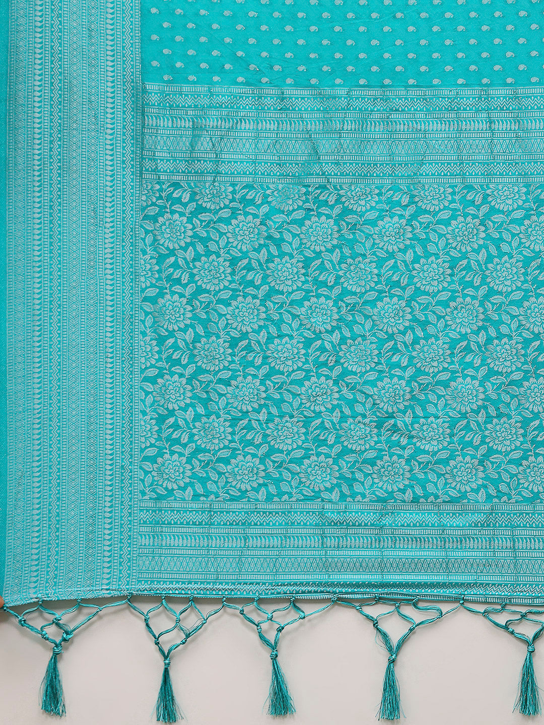 Zaari Jaal Crepe Saree