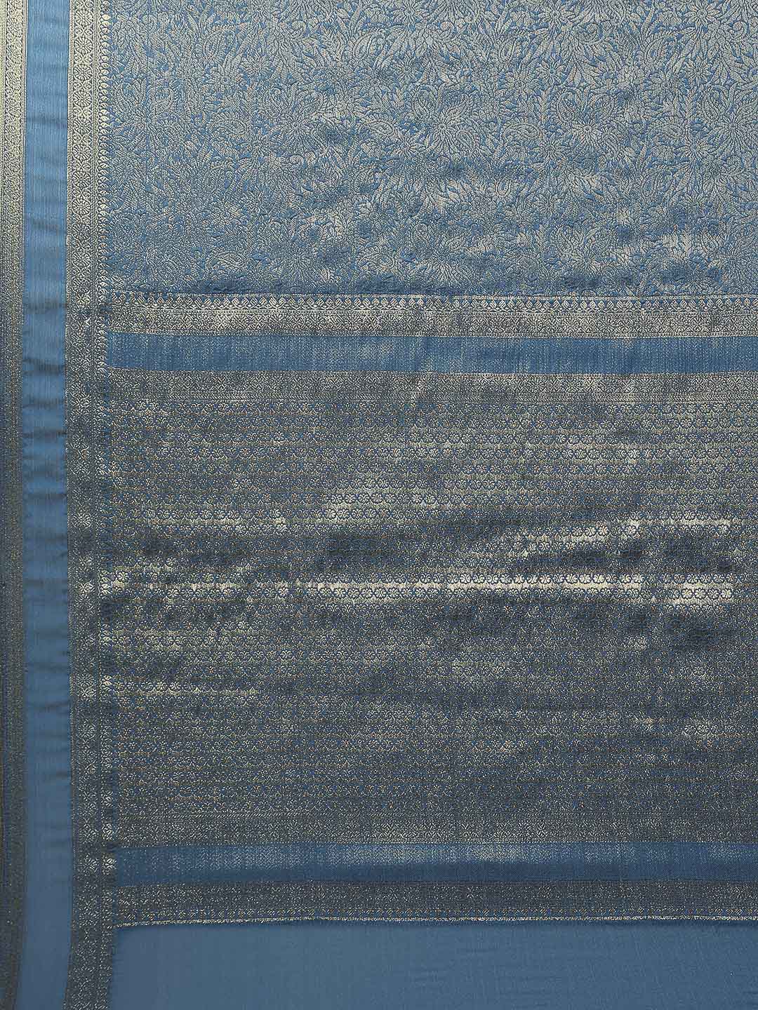Plain Crepe Saree