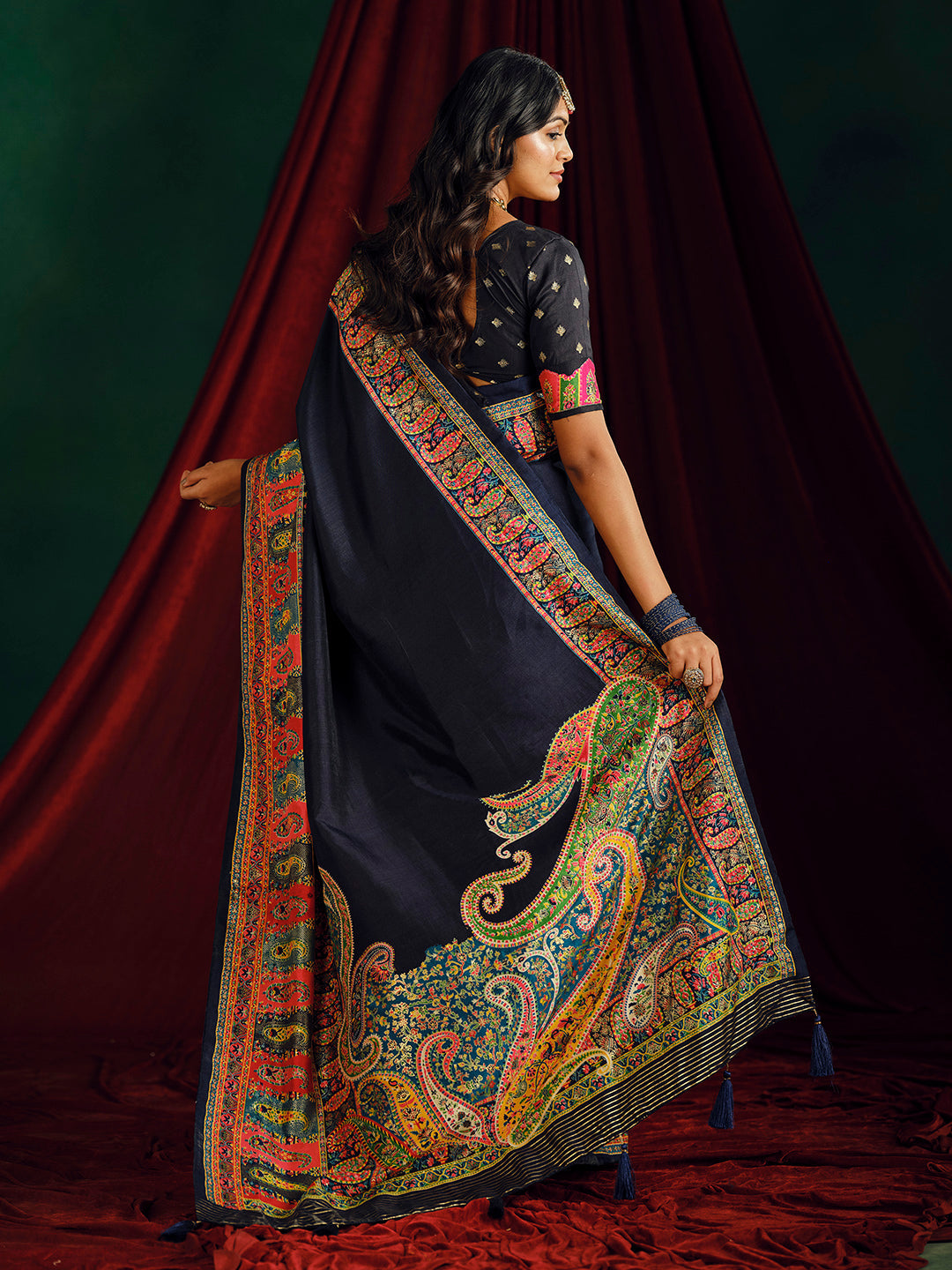 Printed Art Silk Saree