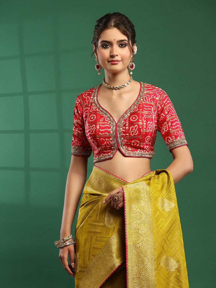 Embroidered Banarasi Saree