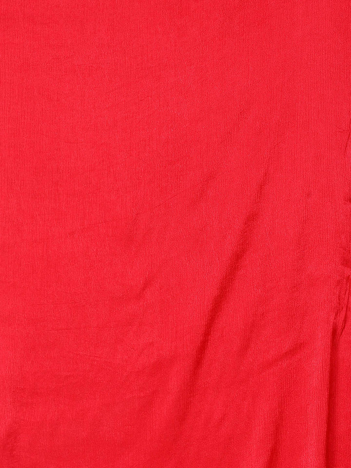 Zari &amp; Sequin Embellished Chinon Saree