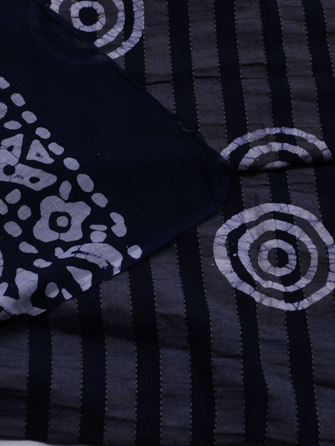 Printed Cotton Blend Unstitched Suit With Dupatta