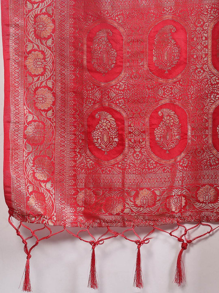 Plain Crepe Saree