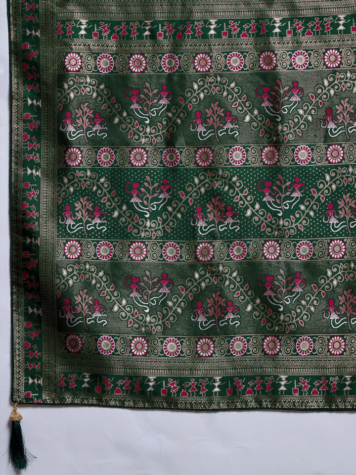 Woven Design Banarasi Silk Saree
