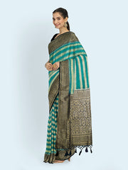 Zari Jaal Woven Art Silk Saree