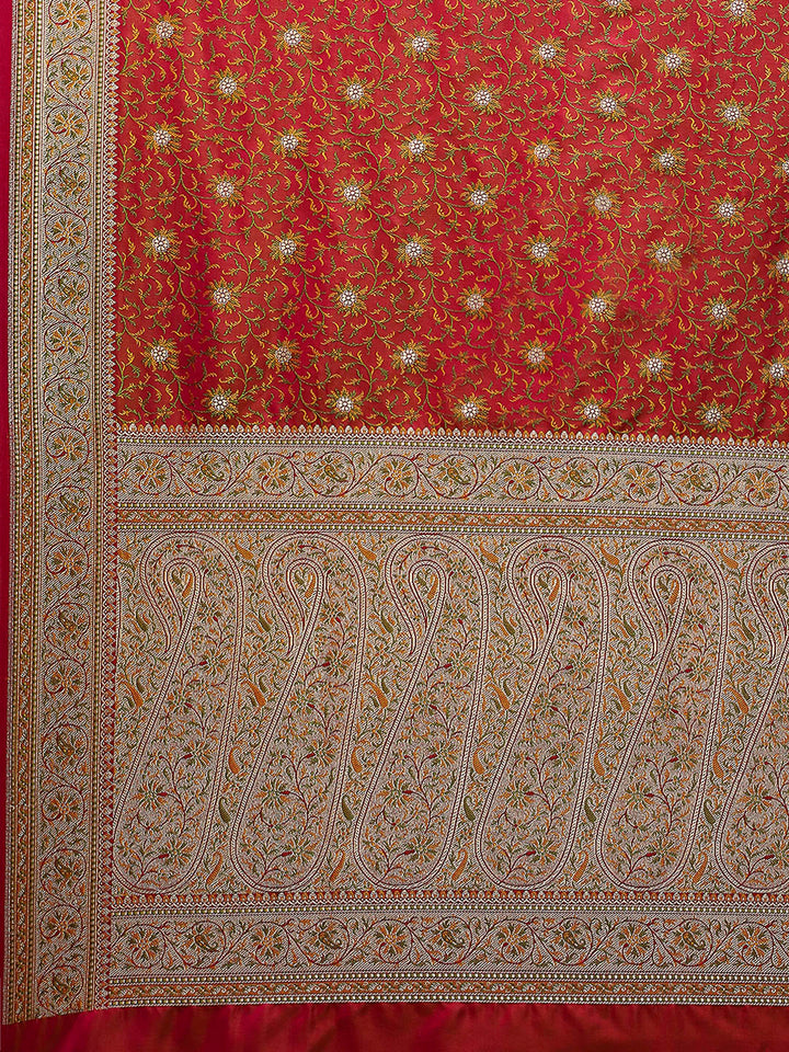 Jamavar Banarasi Woven Saree