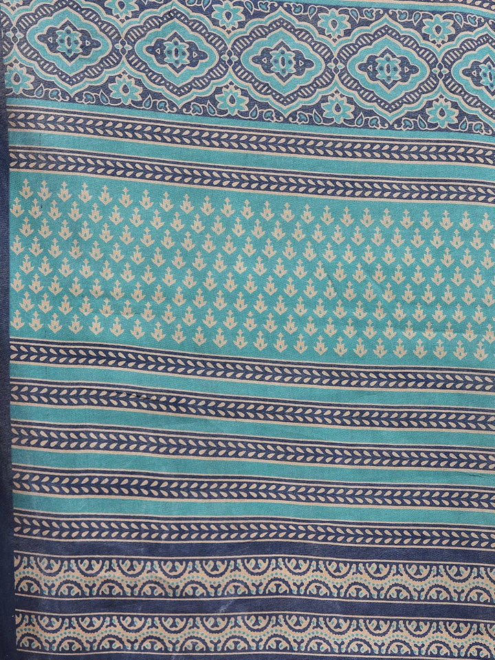 Digital Printed Art Silk Saree
