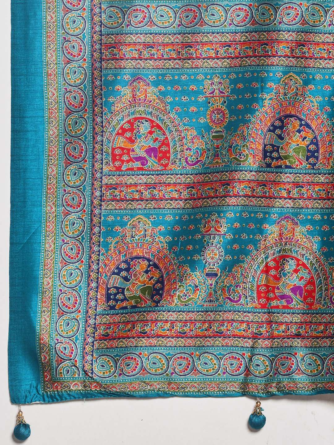 Digital Print Art Silk Saree
