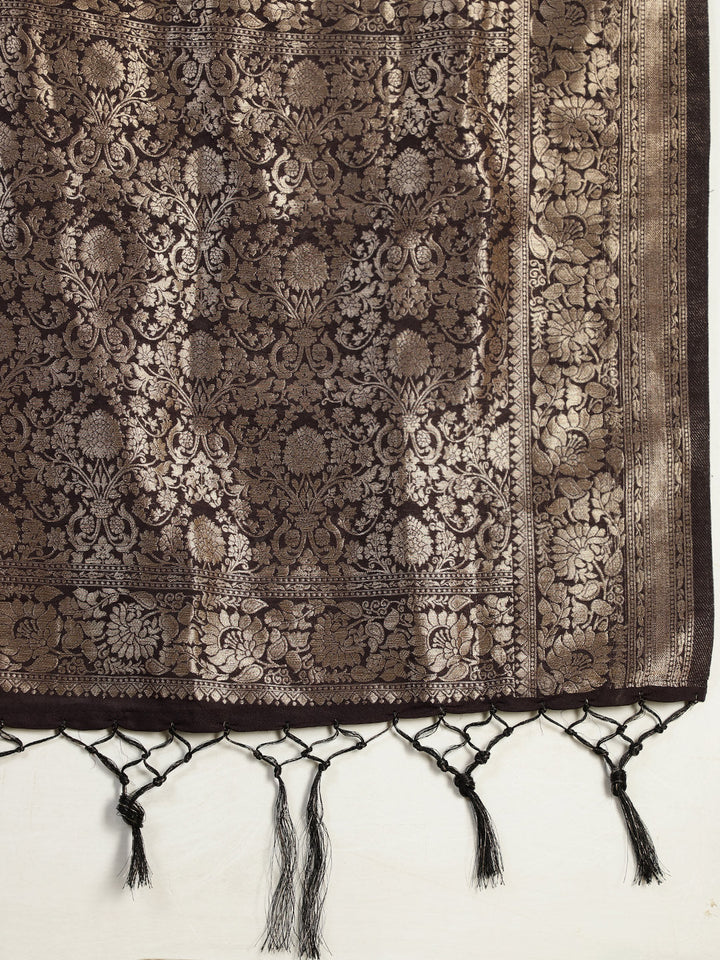 Zaari Jaal Crepe Saree
