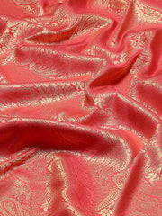 Zari Jaal Brocade Handloom Woven Saree