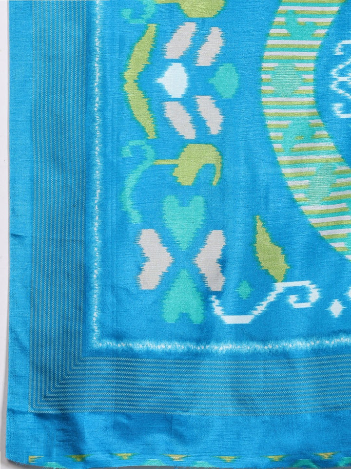 Digital Printed Art Silk Saree