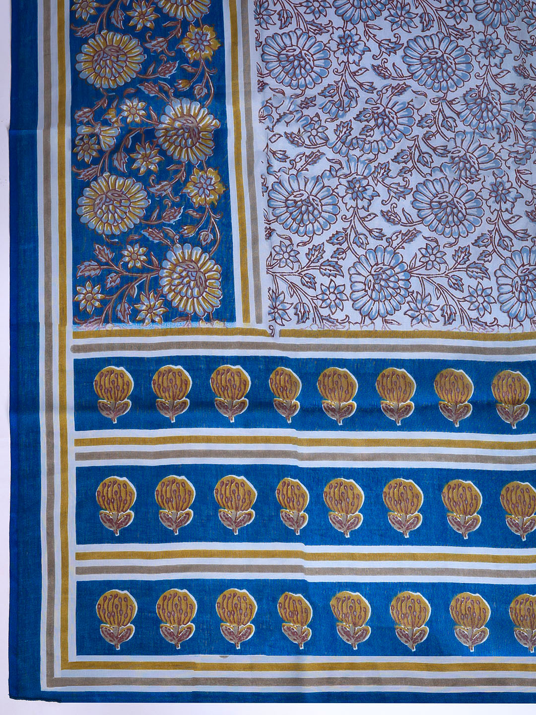 Printed Cotton Blend Kurta With Pant &amp; Dupatta