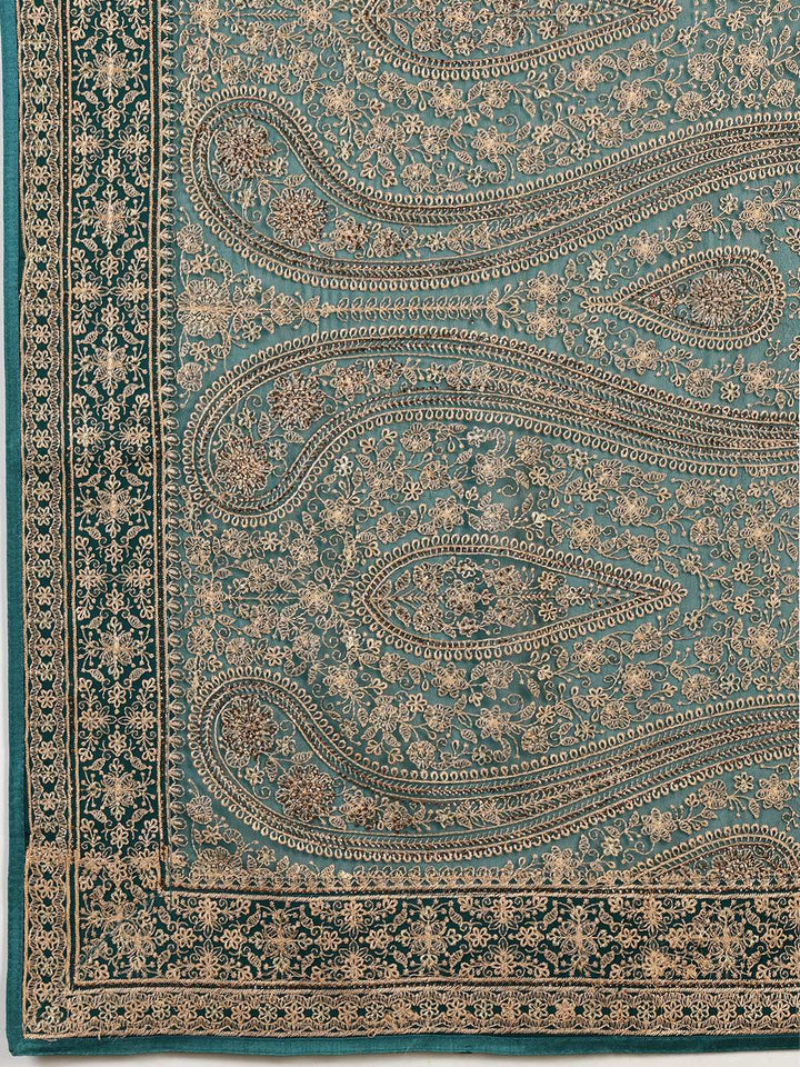 Embroidered Georgette Saree