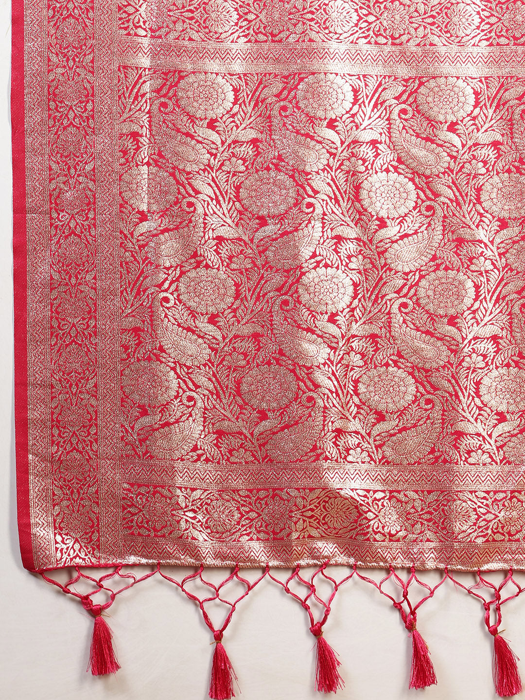Zari Border Woven Art Silk Saree