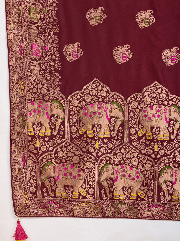 Woven Design Dola Silk Saree