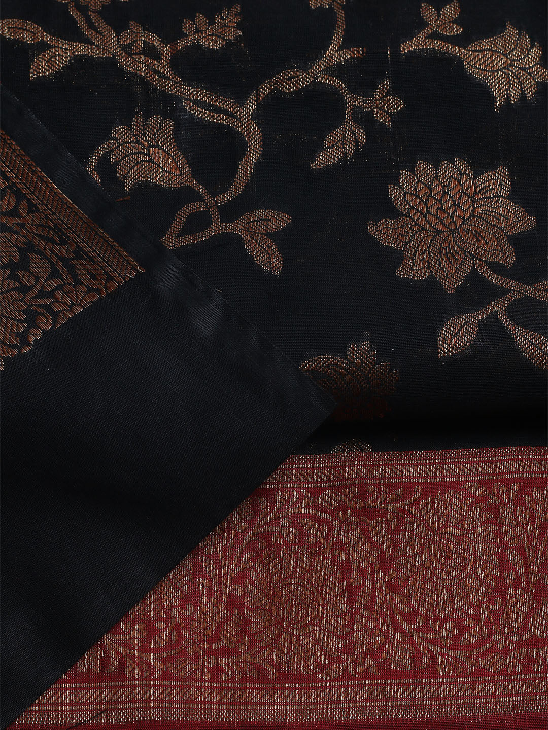 Woven Chanderi Unstitched Suit With Dupatta