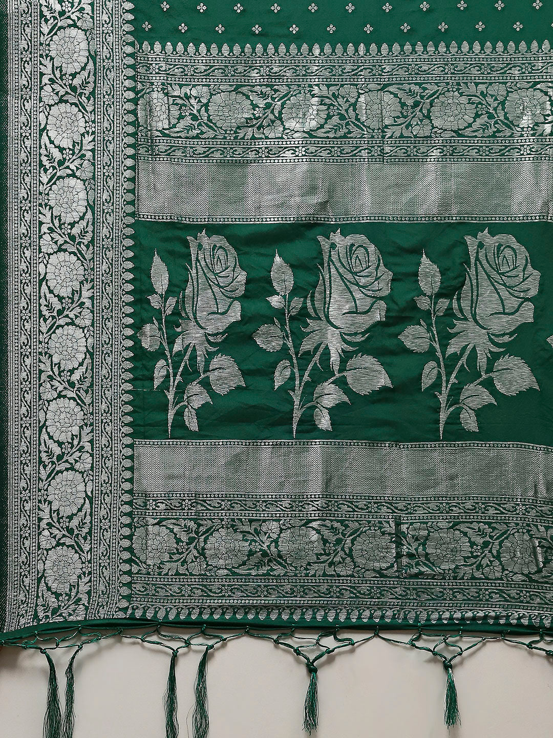 Zaari Jaal Crepe Saree