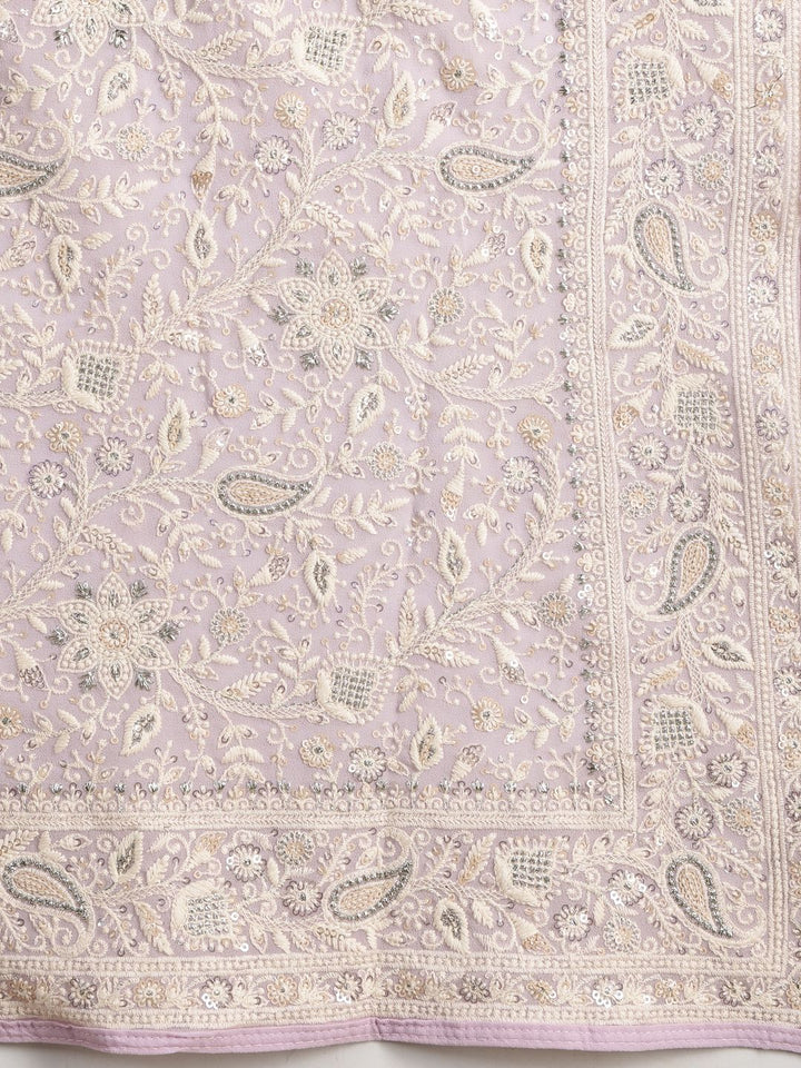 Embroidered Georgette Saree