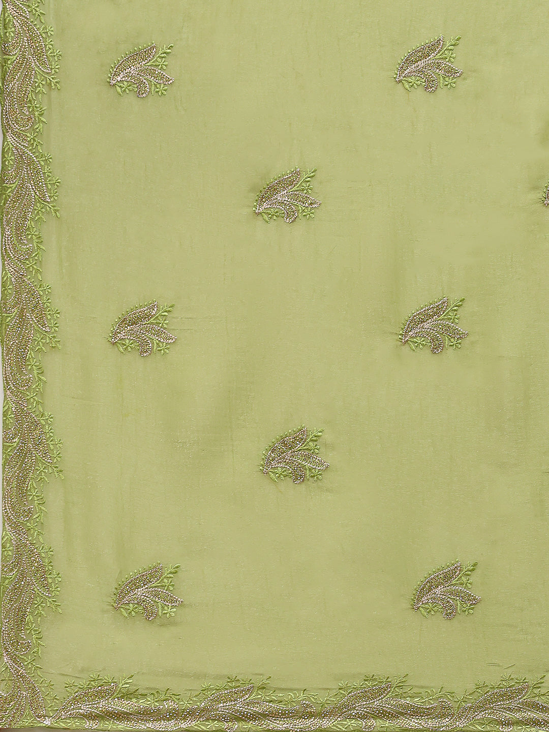 Embroidered Chiffon Saree