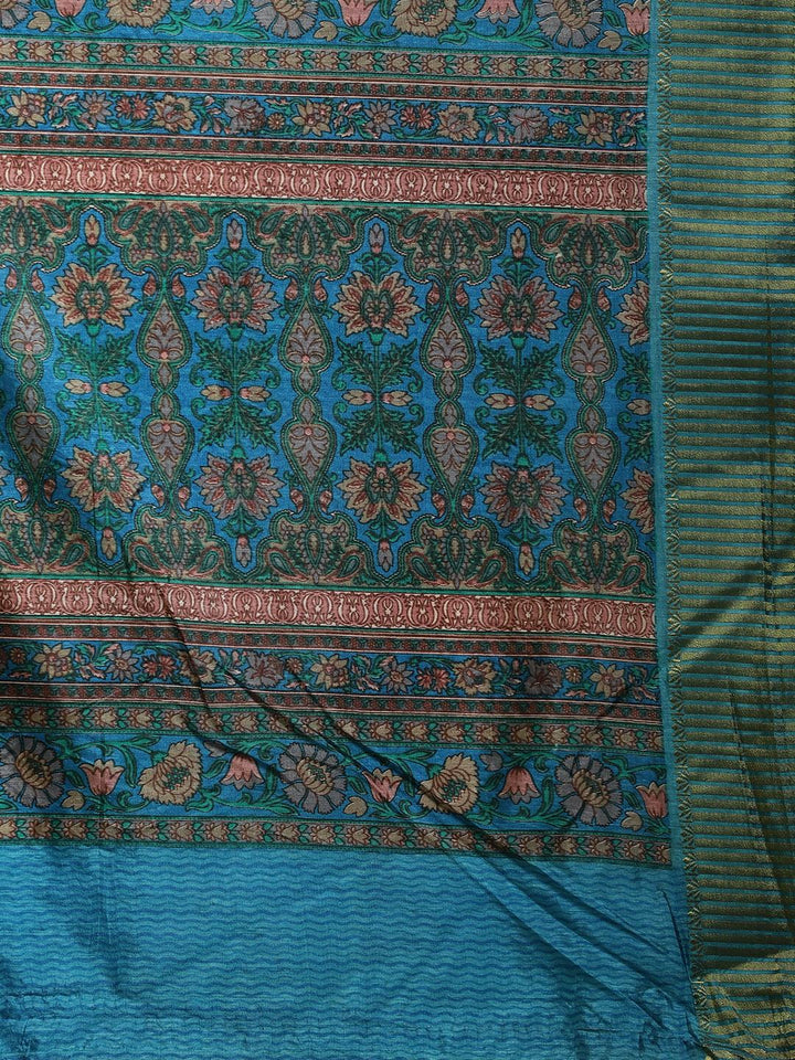 Digital Printed Art Silk Saree