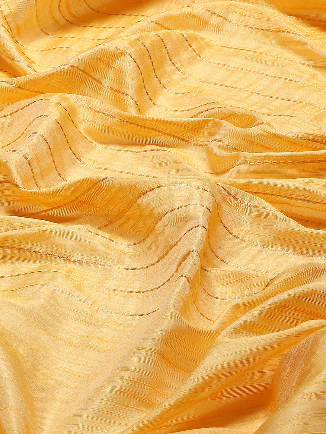 Embroidered Border Booti Art Silk Saree