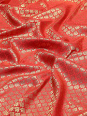 Zari Jaal Brocade Handloom Woven Saree