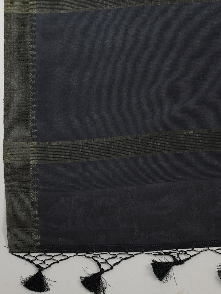 Printed Tussar Saree