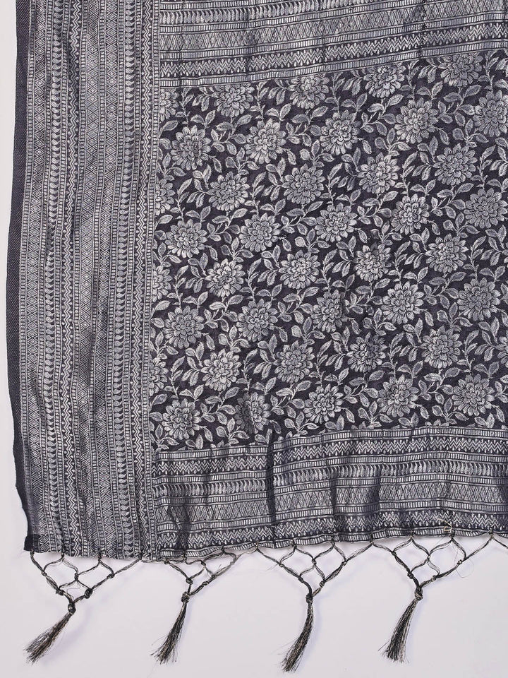 Zaari Jaal Crepe Saree