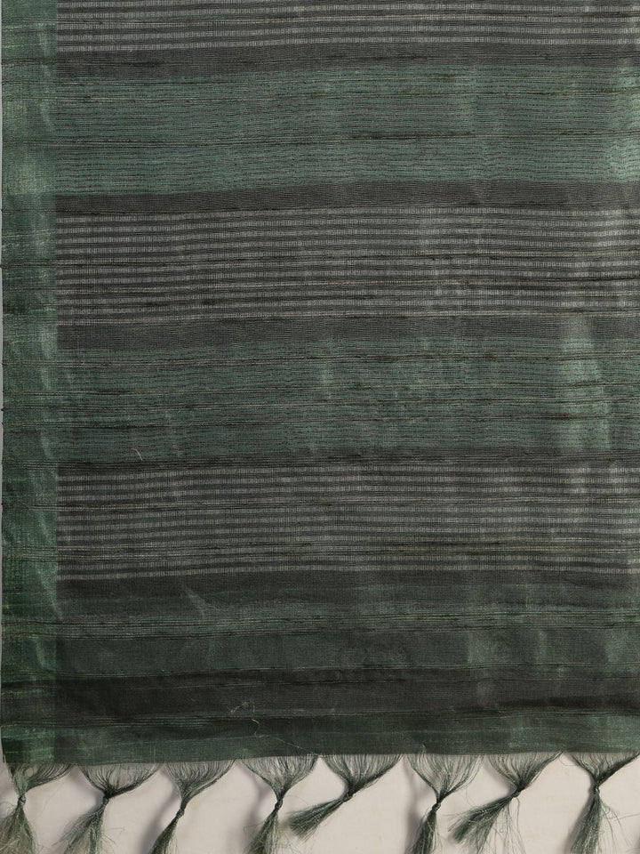 Printed Tussar Silk Saree