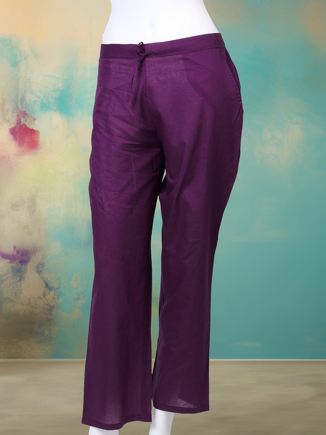 Embroidered Chanderi Kurta With Pant & Dupatta