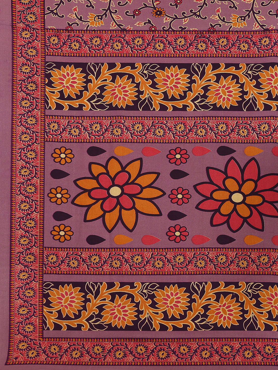 Digital Printed Crepe Saree
