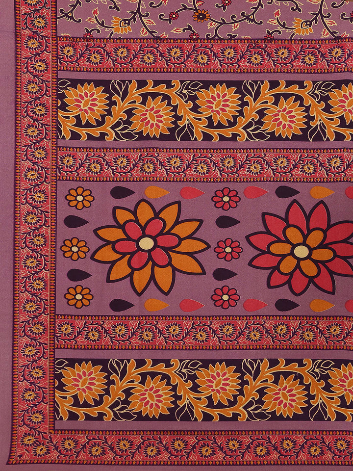 Digital Printed Crepe Saree