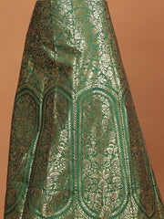 Banarasi Unstitched Choli With Lehenga & Dupatta