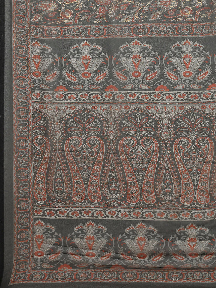 Floral Printed Georgette Saree