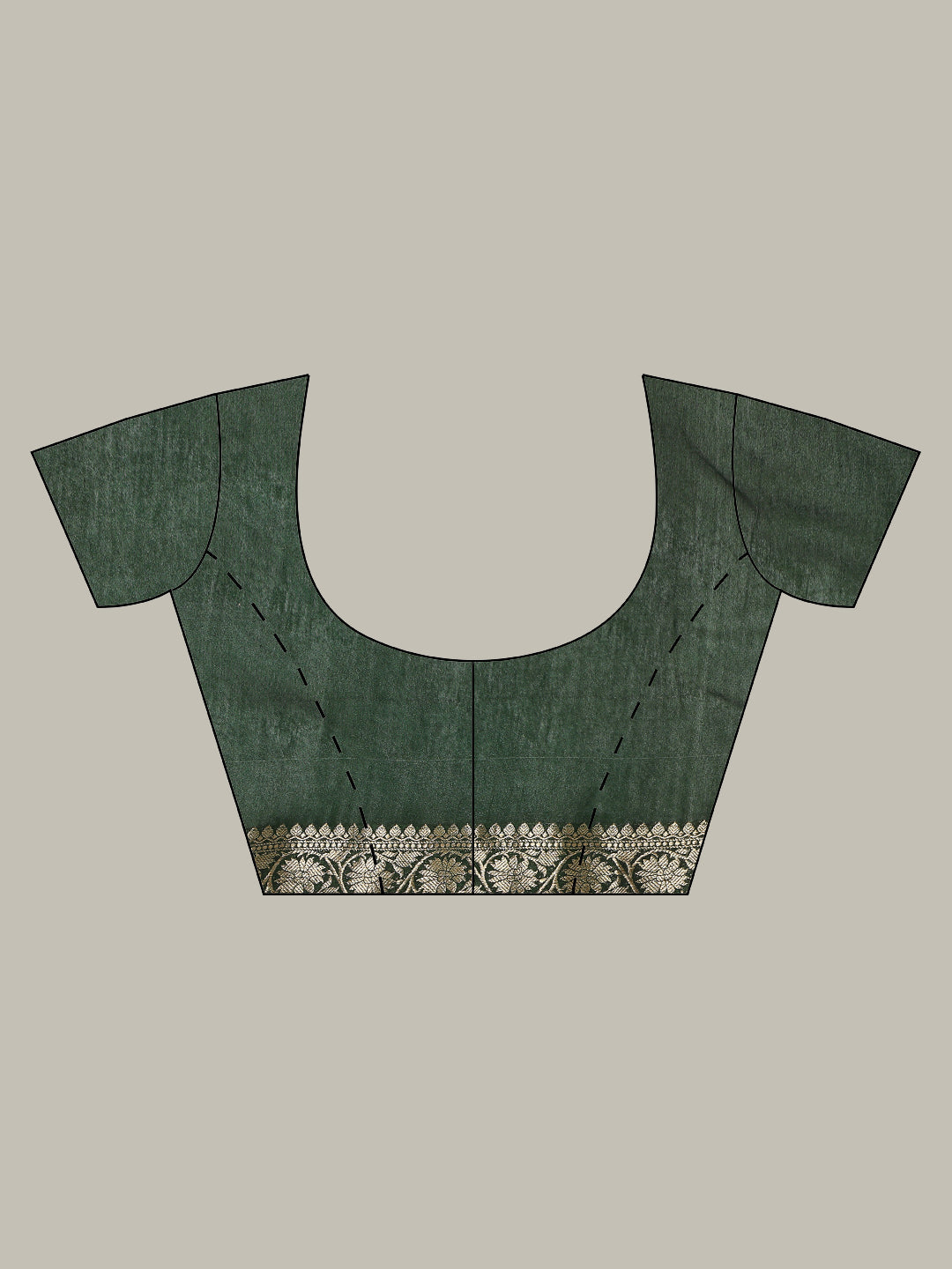 Digital Printed Cotton Blend Woven Saree