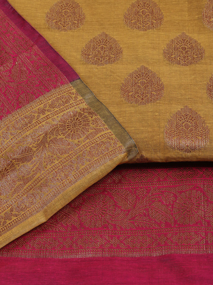 Neck Embroidered Cotton Blend Unstitched Suit With Dupatta