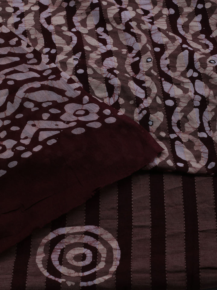 Printed Cotton Blend Unstitched Suit With Dupatta
