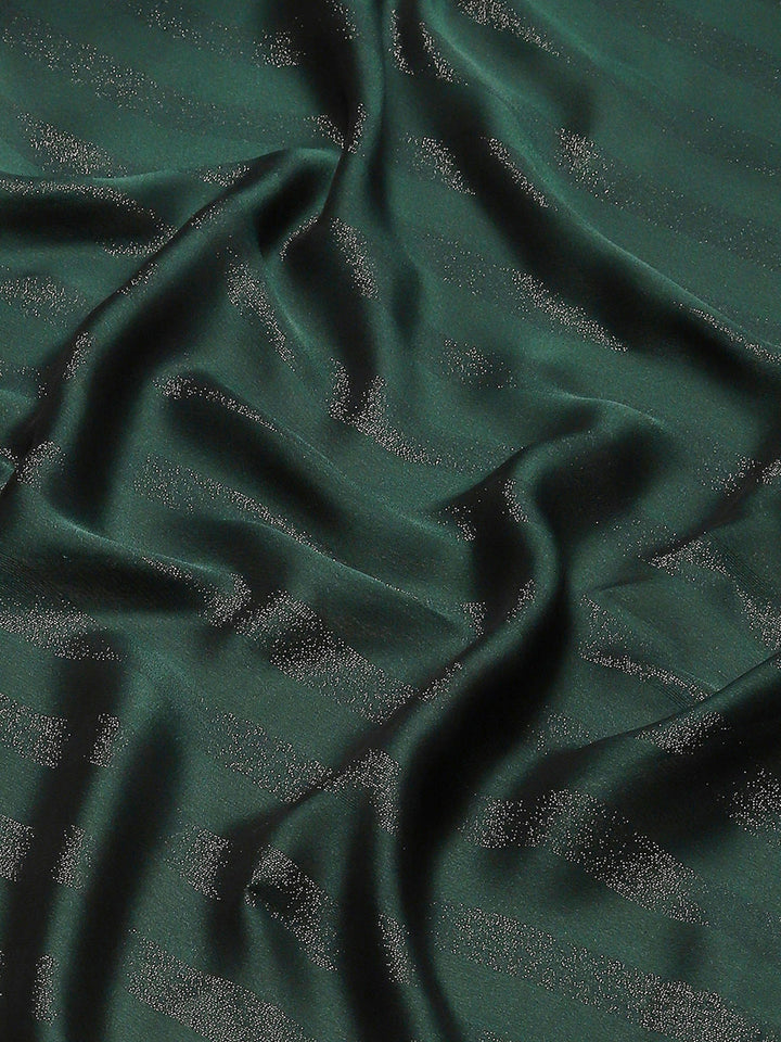 Swarovski Border Art-Chiffon Plain Saree