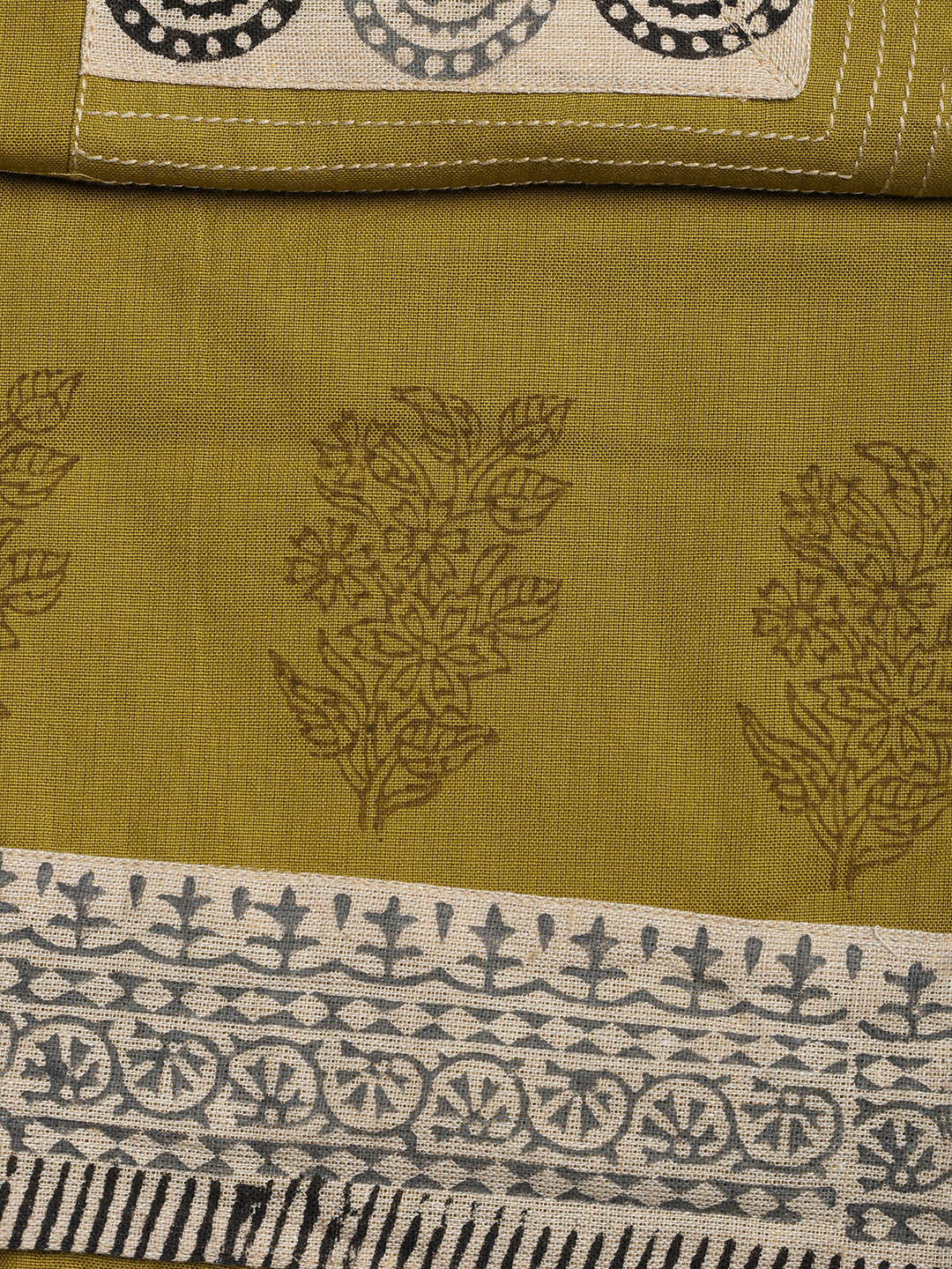 Neck Embroidered Cotton Blend Unstitched Suit With Dupatta