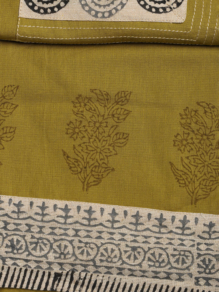 Neck Embroidered Cotton Blend Unstitched Suit With Dupatta