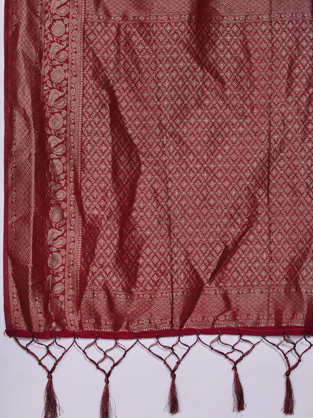 Zaari Jaal Crepe Saree