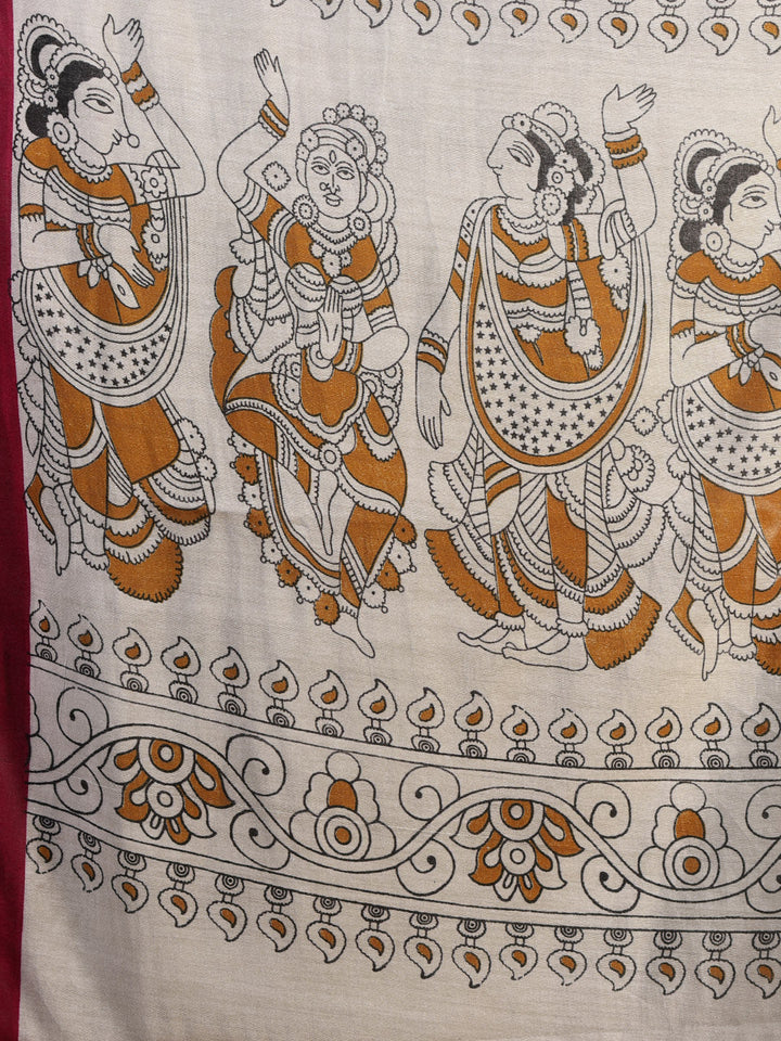 Floral Printed Art Silk Saree