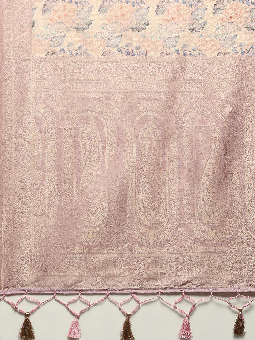 Digital Floral Printed Art Silk Saree