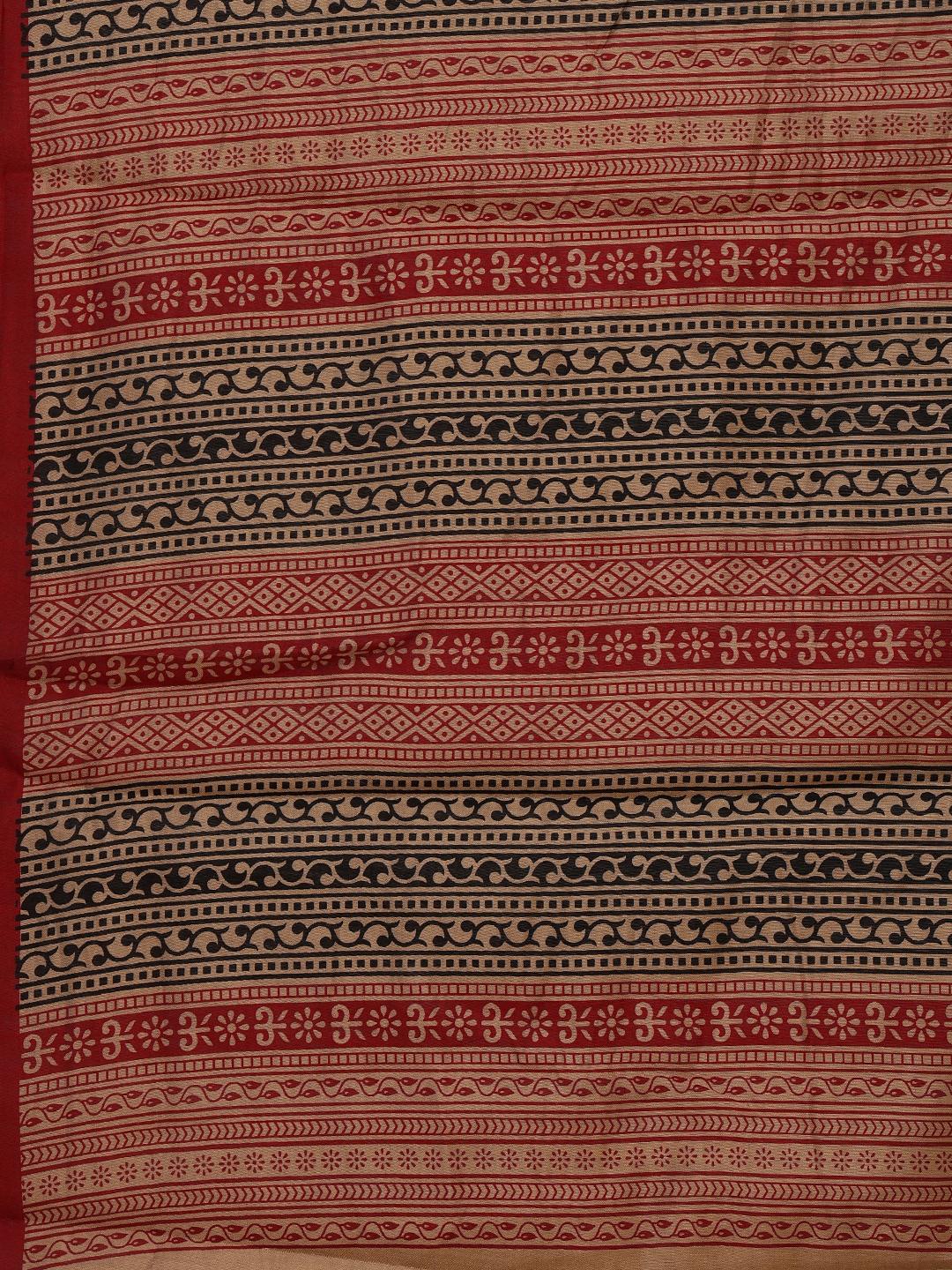 Digital Printed Art Silk Saree