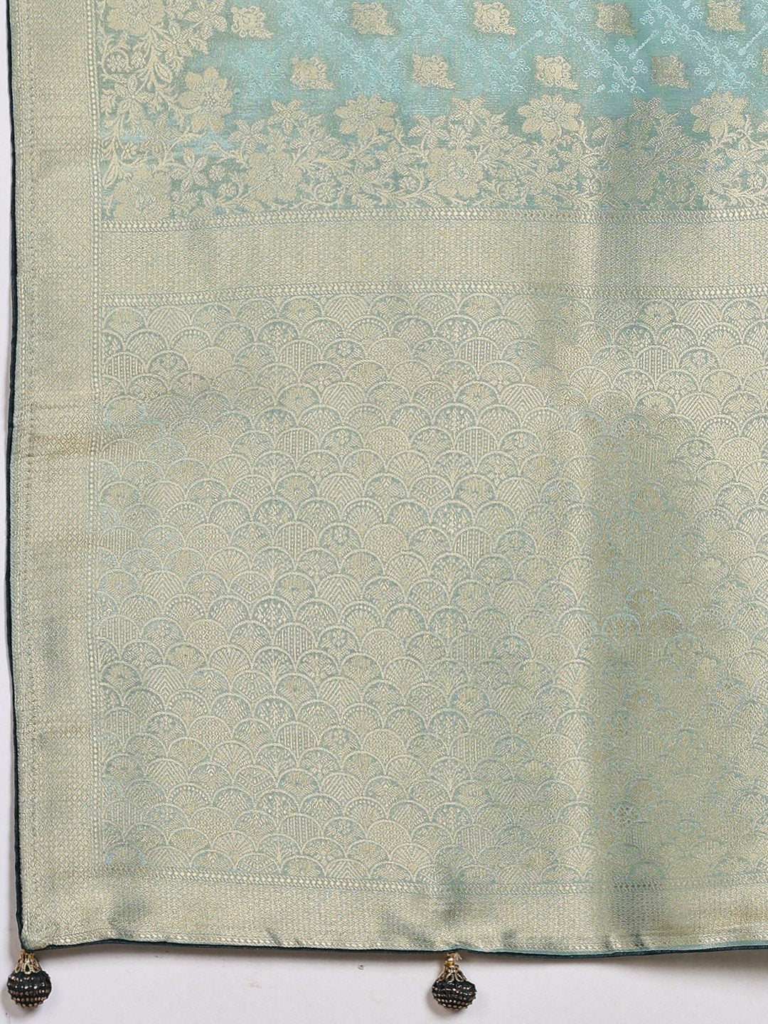Woven Design Satin Saree