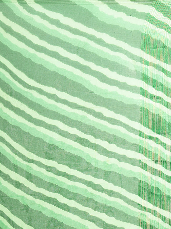 Abstract Printed Georgette Saree
