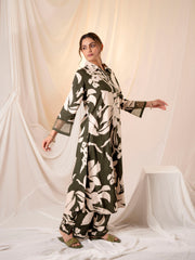 Printed Cotton Kurti With Pants